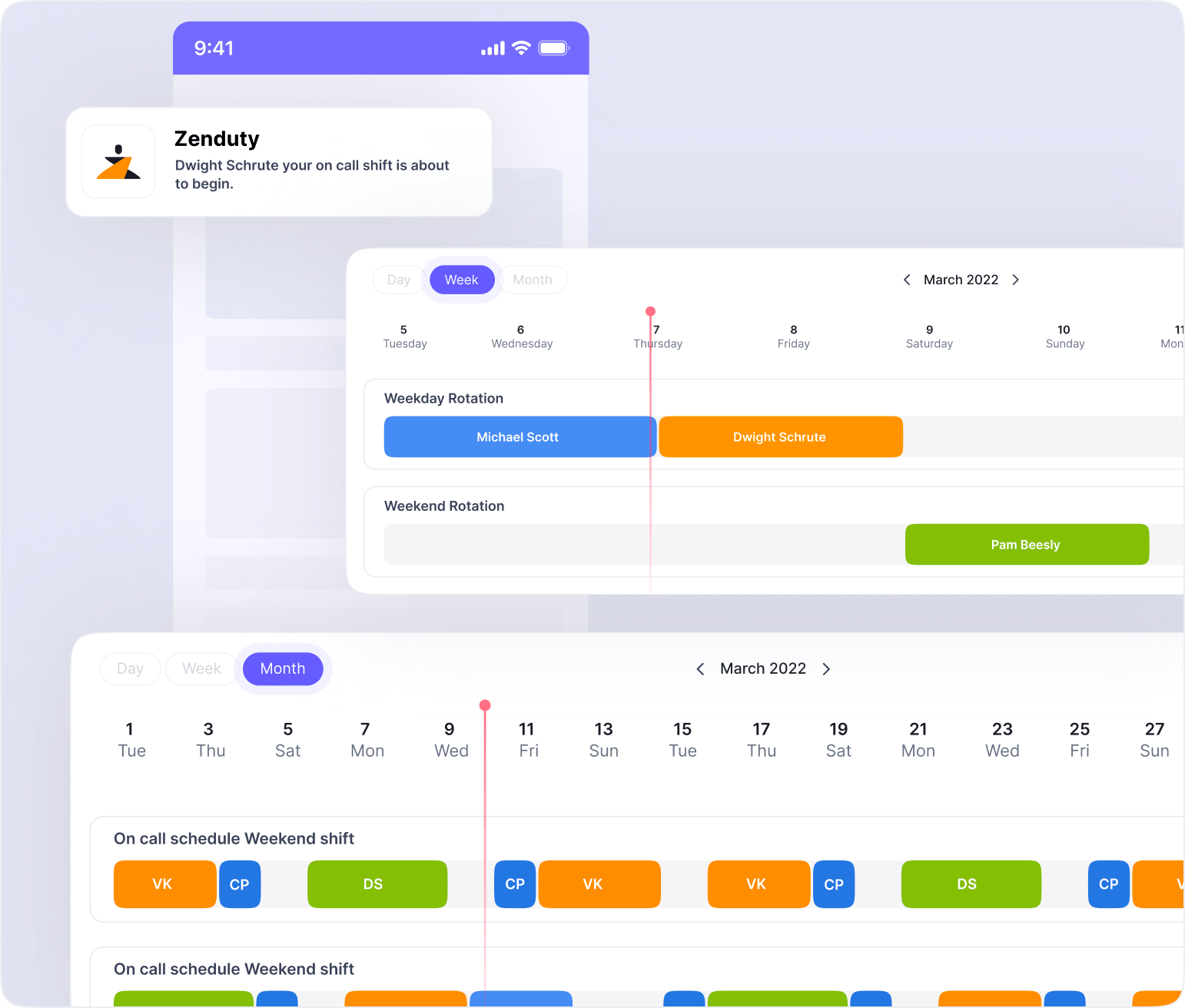 Customizable On-call Schedules