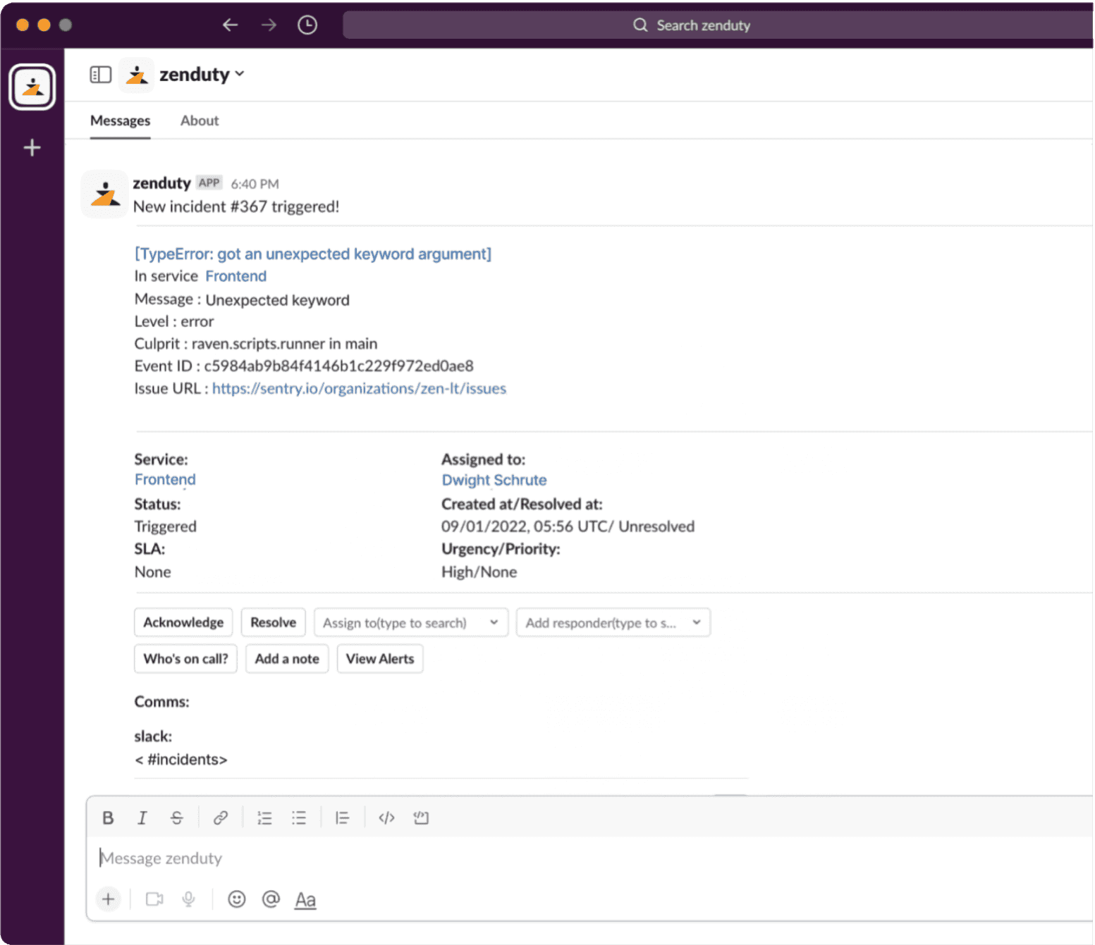 Details page