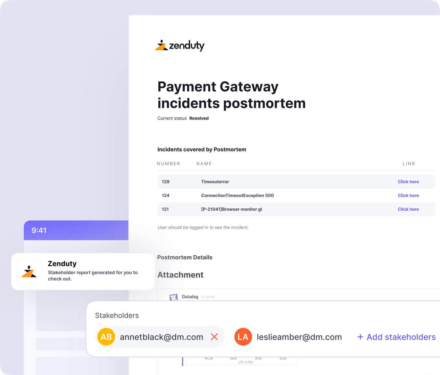 Keep Stakeholders in the Loop