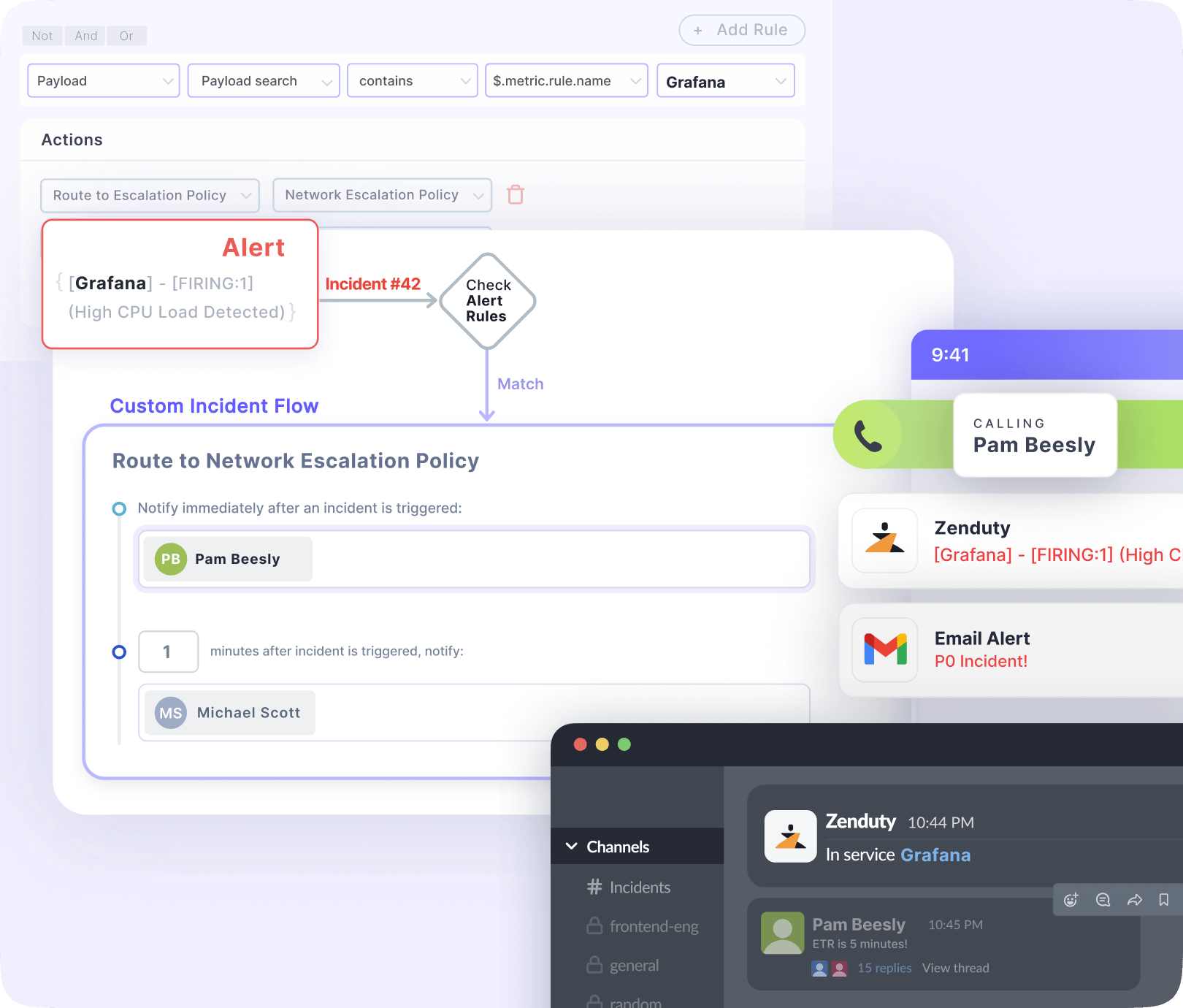 Precision alert routing to the right people